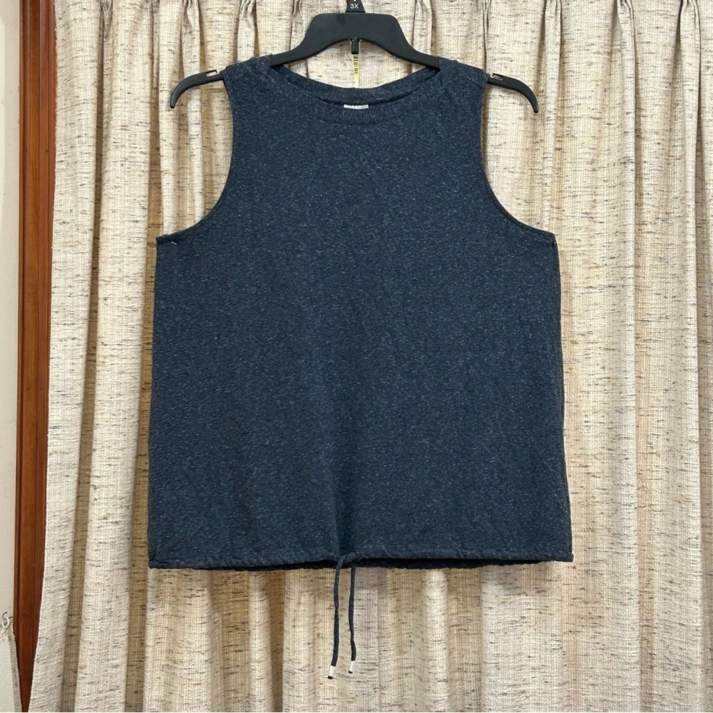 SOMA Heather Drawstring Hem Tank Top